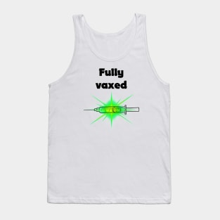 fully vaxed w syringe - for bright backgrounds Tank Top
